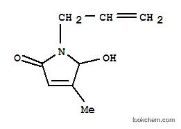 Molecular Structure of 445489-29-2 (2H-Pyrrol-2-one, 1,5-dihydro-5-hydroxy-4-methyl-1-(2-propenyl)- (9CI))