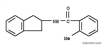 Molecular Structure of 450353-04-5 (Benzamide, N-(2,3-dihydro-1H-inden-2-yl)-2-methyl- (9CI))