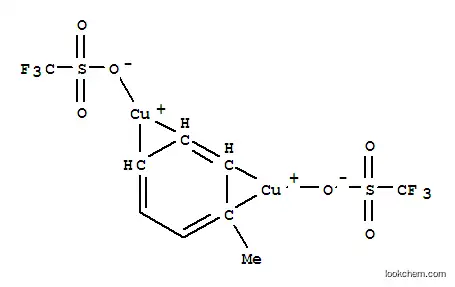 Molecular Structure of 48209-28-5 (CUPROUS TRIFLUOROMETHANESULFONATE TOLUENE COMPLEX)