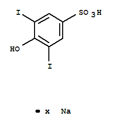 Benzenesulfonic acid,4-hydroxy-3,5-diiodo-, sodium salt (1: )