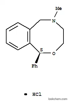Molecular Structure of 53648-31-0 ((S)-3,4,5,6-tetrahydro-5-methyl-1-phenyl-1H-2,5-benzoxazocine hydrochloride)