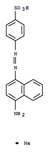Benzenesulfonic acid,4-[2-(4-amino-1-naphthalenyl)diazenyl]-, sodium salt (1:1)