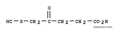 4-Oxo-5-thiocyanatopentanoic acid