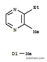 Molecular Structure of 55031-15-7 (2-Ethyl-3,5-dimethylpyrazine)