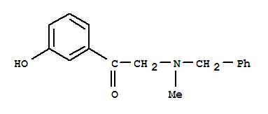 1-(3-hydroxyphenyl)-2-[methyl(phenylmethyl)amino]ethan-1-one