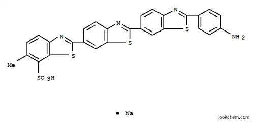 Molecular Structure of 10132-80-6 (sodium 2''-(p-aminophenyl)-6-methyl[2,6':2',6''-terbenzothiazole]-7-sulphonate)