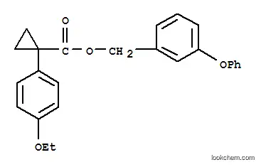 Molecular Structure of 101492-20-0 (3-phenoxybenzyl 1-(4-ethoxyphenyl)cyclopropanecarboxylate)