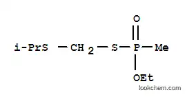 Molecular Structure of 104685-24-7 (Phosphonothioic acid,methyl-, O-ethyl S-[[(1-methylethyl)thio]methyl] ester (9CI))