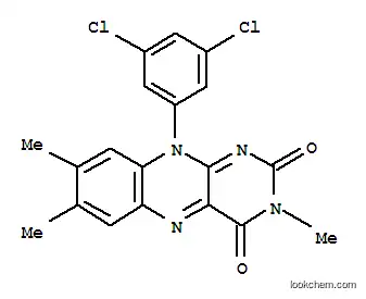 Molecular Structure of 119237-62-6 (10-(3',5'-dichlorophenyl)-3-methylflavin)