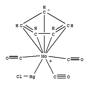 Molybdenum,tricarbonyl(chloromercury)(h5-2,4-cyclopentadien-1-yl)-, (Hg-Mo) cas  12079-83-3