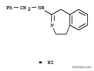 4,5-Dihydro-N-(phenylmethyl)-1H-3-benzazepin-2-amine monohydriodide