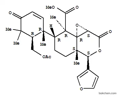 Oxireno[d][2]benzopyran-8-carboxylicacid,7-[(1R,6R)-6-[(acetyloxy)methyl]-1,5,5-trimethyl-4-oxo-2-cyclohexen-1-yl]-4-(3-furanyl)octahydro-4a,8-dimethyl-2-oxo-,methyl ester, (1aS,4S,4aS,7R,8R,8aR)-
