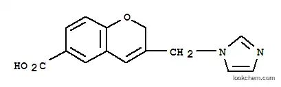 2H-1-Benzopyran-6-carboxylic acid, 3-(1H-imidazol-1-ylmethyl)-