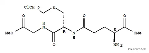 Molecular Structure of 129541-01-1 (Glycine,N-[S-(2-chloroethyl)-N-L-g-glutamyl-L-cysteinyl]-, dimethyl ester (9CI))