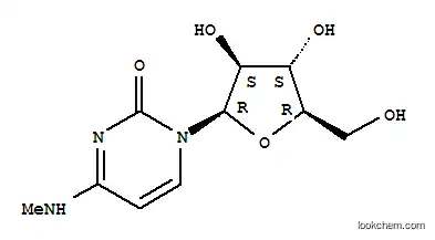 Molecular Structure of 13491-42-4 (2(1H)-Pyrimidinone, 1-b-D-arabinofuranosyl-4-(methylamino)-)