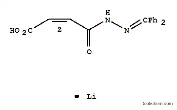 Molecular Structure of 144333-81-3 (lithium (2Z)-4-[2-(diphenylmethylidene)hydrazino]-4-oxobut-2-enoate)