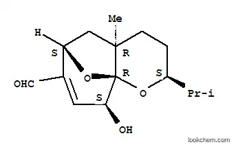 Molecular Structure of 147029-00-3 (2H-6,9a-Epoxycyclohepta[b]pyran-7-carboxaldehyde,3,4,4a,5,6,9-hexahydro-9-hydroxy-4a-methyl-2-(1-methylethyl)-,(2S,4aR,6S,9S,9aR)-)