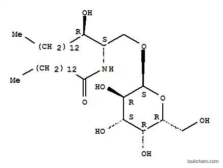 Molecular Structure of 148289-21-8 (Tetradecanamide,N-[(1S,2R)-1-[(a-D-galactopyranosyloxy)methyl]-2-hydroxypentadecyl]-)