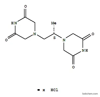Molecular Structure of 149003-01-0 ((S)-4,4'-(1-Methyl-1,2-ethanediyl)bis-2,6-piperazinedione hydrochloride)