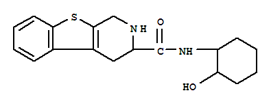 3-((2-HYDROXYCYCLOHEX-1-YL)AMINOCARBONYL)-1,2,3,4-TETRAHYDRO(1)BENZOTHIENO[2,3-C]PYRIDINE