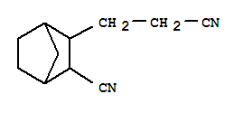 Molecular Structure of 102504-62-1 (Bicyclo[2.2.1]heptane-2-propanenitrile,3-cyano-)