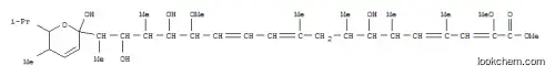 Molecular Structure of 111698-99-8 (2,4,10,12-Nonadecatetraenoicacid,18-[5,6-dihydro-2-hydroxy-5-methyl-6-(1-methylethyl)-2H-pyran-2-yl]-7,15,17-trihydroxy-2,14-dimethoxy-4,6,8,10,16-pentamethyl-,methyl ester (9CI))