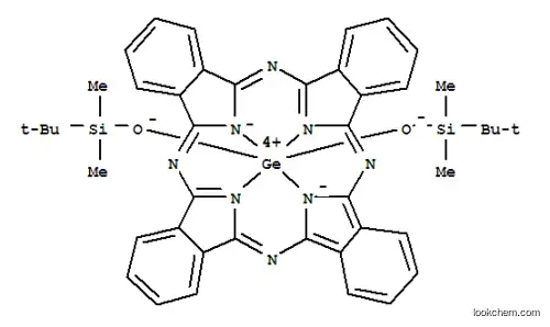 Molecular Structure of 114025-12-6 (Germanium,bis[(1,1-dimethylethyl)dimethylsilanolato][29H,31H-phthalocyaninato(2-)-N29,N30,N31,N32]-,(OC-6-12)- (9CI))
