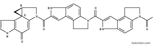 Molecular Structure of 114977-72-9 (Benzo[1,2-b:4,3-b']dipyrrole-3(2H)-carboxamide,7-[[1,6-dihydro-7-[[(7bS,8aR)-4,5,8,8a-tetrahydro-7-methyl-4-oxocyclopropa[c]pyrrolo[3,2-e]indol-2(1H)-yl]carbonyl]benzo[1,2-b:4,3-b']dipyrrol-3(2H)-yl]carbonyl]-1,6-dihydro-)