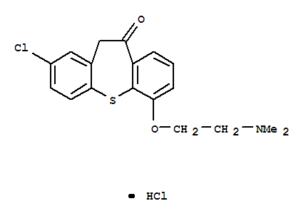 Dibenzo[b,f]thiepin-10(11H)-one,2-chloro-6-[2-(dimethylamino)ethoxy]-, hydrochloride (1:1)