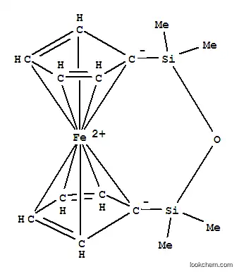 Molecular Structure of 1272-10-2 (Ferrocene,1,1'-(1,1,3,3-tetramethyl-1,3-disiloxanediyl)- (9CI))