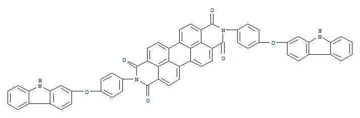 Anthra[2,1,9-def:6,5,10-d'e'f']diisoquinoline-1,3,8,10(2H,9H)-tetrone,2,9-bis[4-(9H-carbazol-2-yloxy)phenyl]- (9CI)