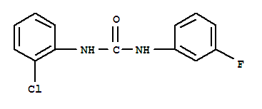 Urea,N-(2-chlorophenyl)-N'-(3-fluorophenyl)- cas  13208-20-3