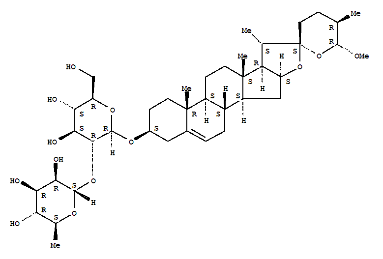 26-METHOXYSPIROST-5-EN-3-OL-3-O-RHAMNOPYRANOSYL-(1-2)-GLUCOPYRANOSIDE