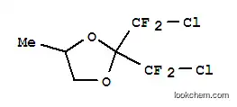 Molecular Structure of 13365-18-9 (2,2-bis[chloro(difluoro)methyl]-4-methyl-1,3-dioxolane)