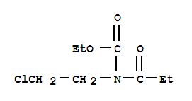 Carbamic acid,(2-chloroethyl)propionyl-, ethyl ester (8CI) cas  13670-26-3