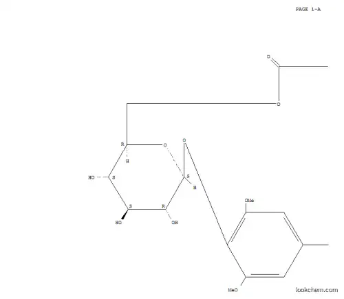 Molecular Structure of 142937-46-0 (Benzoic acid,4-[[6-O-[4-(b-D-glucopyranosyloxy)-3,5-dimethoxybenzoyl]-b-D-glucopyranosyl]oxy]-3,5-dimethoxy-,intramol. 1,6''-ester)