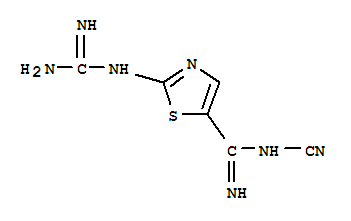 5-Thiazolecarboximidamide,2-[(aminoiminomethyl)amino]-N-cyano-