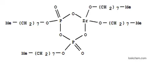 Molecular Structure of 147129-85-9 (Cyclo-(dioctylpyrophosphato-O,O)-bis-(2-ethylhexanolato)-zirconium)