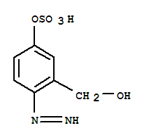 Molecular Structure of 149438-32-4 (Benzenemethanol,2-diazenyl-5-(sulfooxy)-)