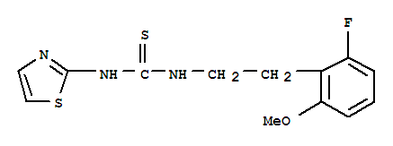 Thiourea,N-[2-(2-fluoro-6-methoxyphenyl)ethyl]-N'-2-thiazolyl-