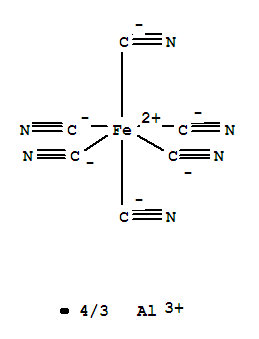 Ferrate(4-),hexakis(cyano-kC)-,aluminum (3:4), (OC-6-11)-