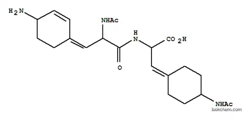 Molecular Structure of 157744-22-4 (L-Alanine,(3E)-N-acetyl-3-[(4R)-4-amino-2-cyclohexen-1-ylidene]-L-alanyl-3-[4-(acetylamino)cyclohexylidene]-,(3S)- (9CI))