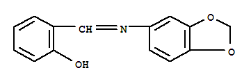 Molecular Structure of 158846-23-2 (Phenol,2-[(1,3-benzodioxol-5-ylimino)methyl]-)