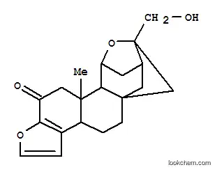 Molecular Structure of 160098-82-8 (6H-5a,8:7,10-Dimethanofuro[3',2':5,6]naphth[1,2-c]oxepin-12(3bH)-one,4,5,7,8,10,10a,10b,11-octahydro-8-(hydroxymethyl)-10b-methyl-,(3bS,5aS,7S,8S,10S,10aR,10bR)- (9CI))