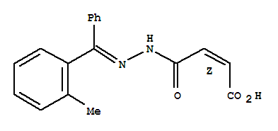 (Z)-3-[[[(2-METHYLPHENYL)-PHENYL-METHYLIDENE]AMINO]CARBAMOYL]PROP-2-EN OIC ACIDCAS