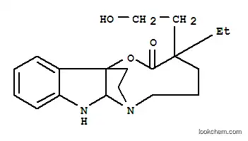 7,12b-Ethano-2H-[1,4]oxazonino[3,2-b]indol-2-one,3-ethyl-3,4,5,6,7a,8-hexahydro-3-(2-hydroxyethyl)-, (3R,7aR,12bS)- (9CI)
