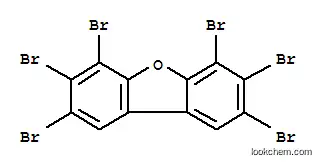 Molecular Structure of 161880-50-8 (2,3,4,6,7,8-hexabromodibenzo[b,d]furan)