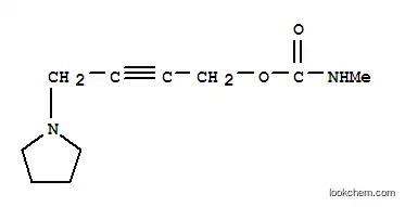 Molecular Structure of 16253-32-0 (4-(1-Pyrrolidinyl)-2-butynyl=N-methylcarbamate)