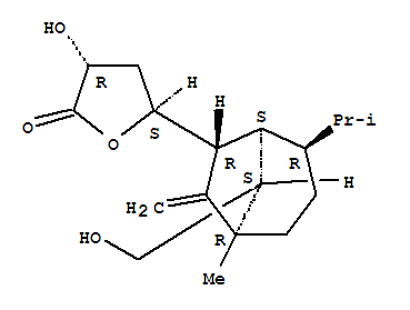 2(3H)-Furanone,dihydro-3-hydroxy-5-[(1R,4R,5S,6R,8S)-8-(hydroxymethyl)-1-methyl-7-methylene-4-(1-methylethyl)bicyclo[3.2.1]oct-6-yl]-,(3R,5S)-