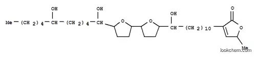 Molecular Structure of 164991-85-9 (2(5H)-Furanone,3-[11-[5'-(1,6-dihydroxyundecyl)octahydro[2,2'-bifuran]-5-yl]-11-hydroxyundecyl]-5-methyl-(9CI))